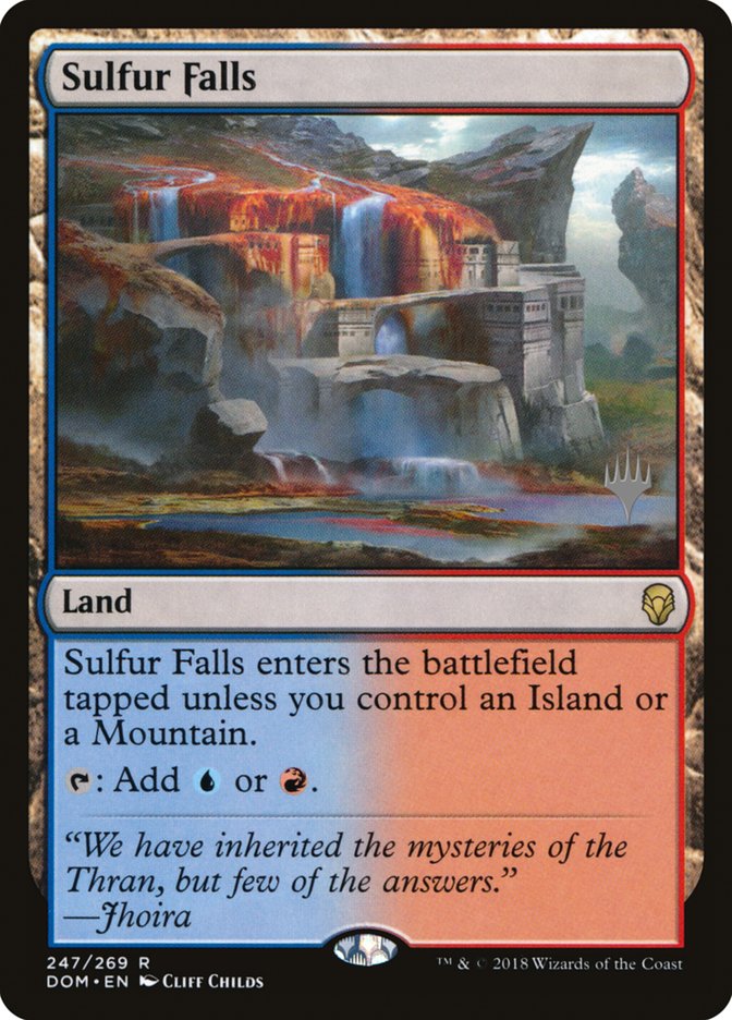 Sulfur Falls (Promo Pack) [Dominaria Promos] | Webway Games