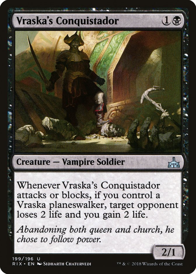 Vraska's Conquistador [Rivals of Ixalan] | Webway Games