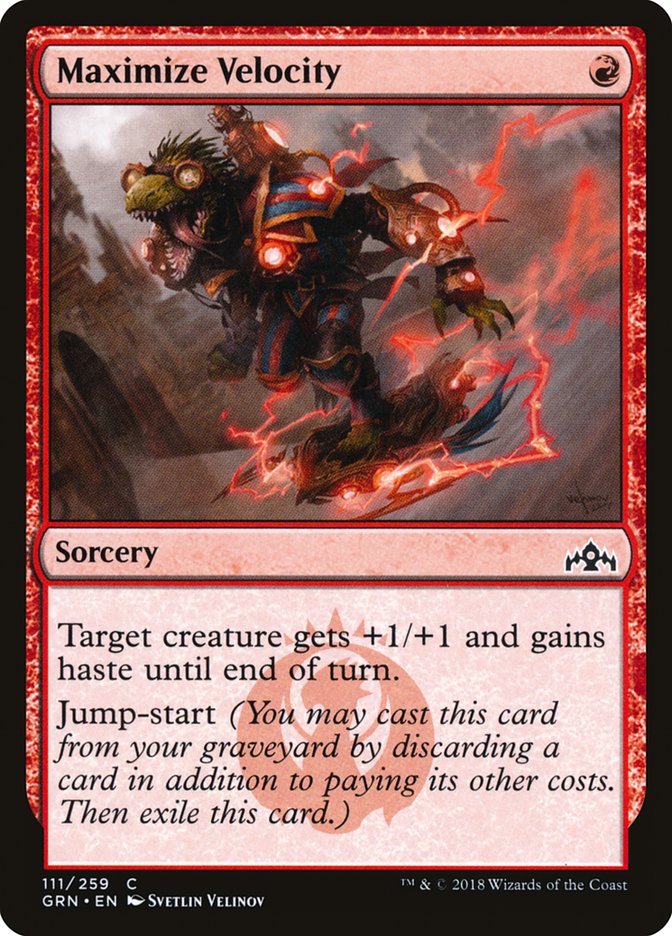 Maximize Velocity [Guilds of Ravnica] | Webway Games