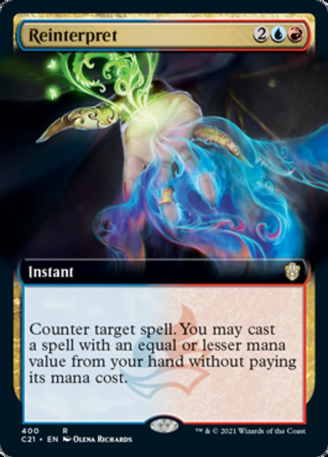 Reinterpret (Extended) [Commander 2021] | Webway Games