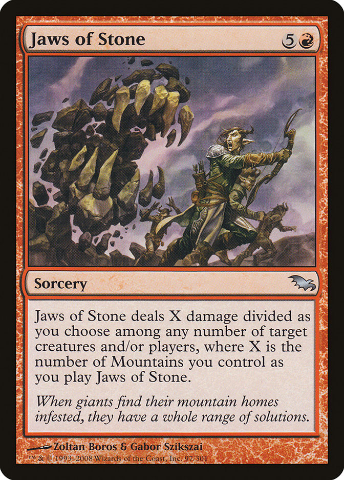Jaws of Stone [Shadowmoor] | Webway Games