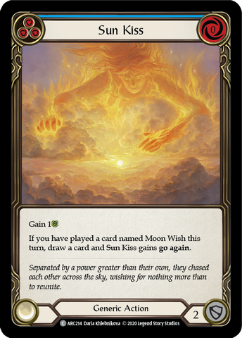 Sun Kiss  (Blue) [ARC214] Unlimited Rainbow Foil