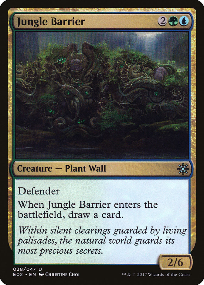 Jungle Barrier [Explorers of Ixalan] | Webway Games