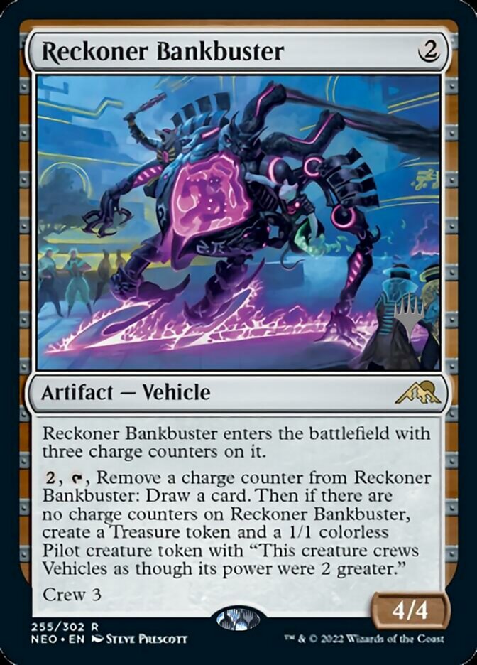 Reckoner Bankbuster (Promo Pack) [Kamigawa: Neon Dynasty Promos] | Webway Games