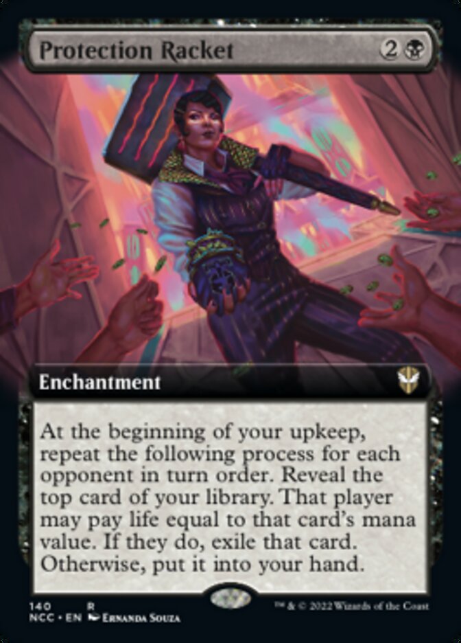 Protection Racket (Extended Art) [Streets of New Capenna Commander] | Webway Games