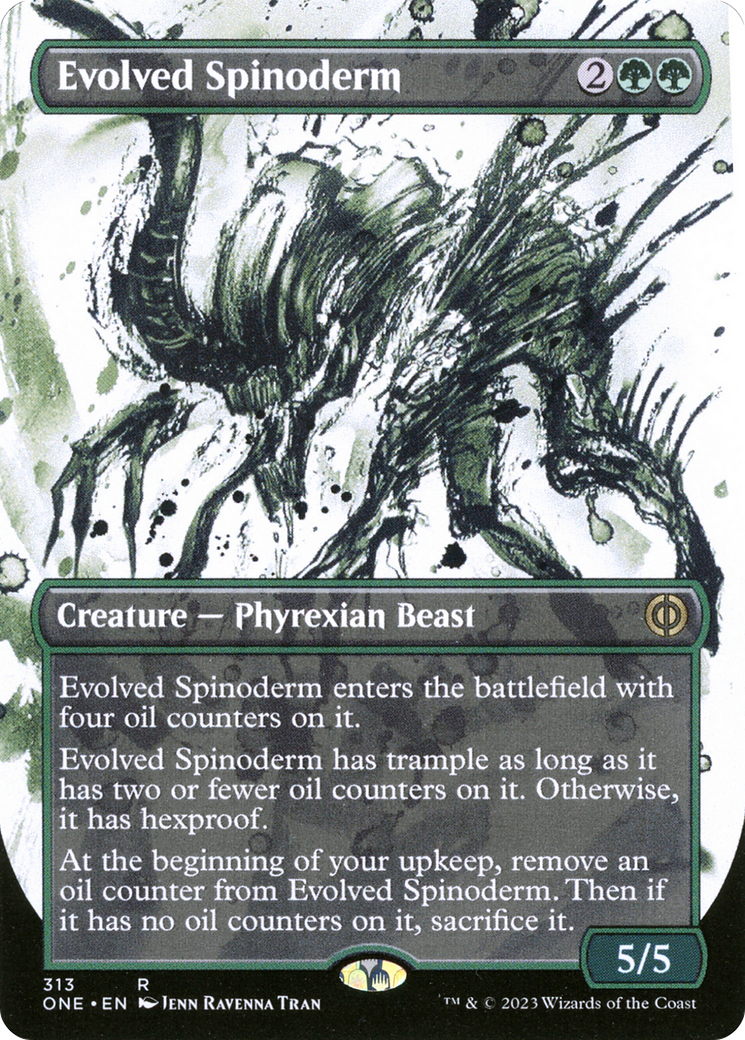 Evolved Spinoderm (Borderless Ichor) [Phyrexia: All Will Be One] | Webway Games