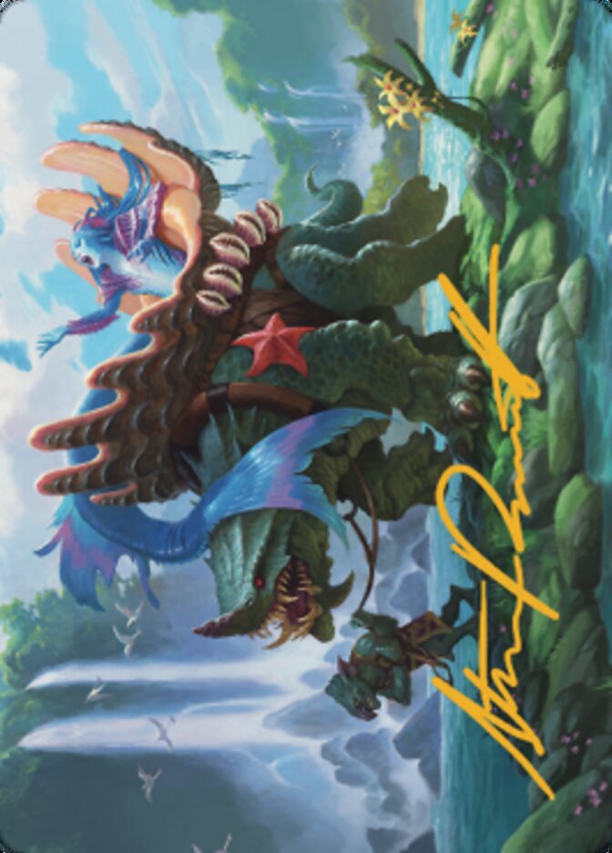 Vodalian Mindsinger Art Card (Gold-Stamped Signature) [Dominaria United Art Series] | Webway Games