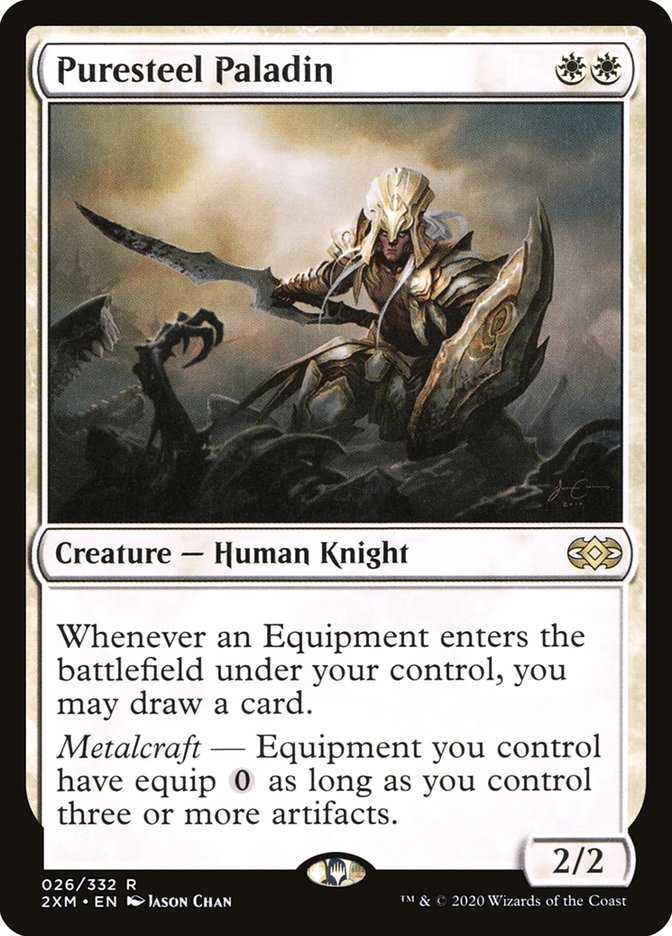 Puresteel Paladin [Double Masters] | Webway Games