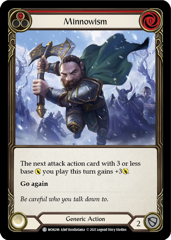 Minnowism (Red) (Rainbow Foil) [MON296-RF] 1st Edition Rainbow Foil | Webway Games