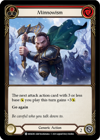 Minnowism (Red) (Rainbow Foil) [MON296-RF] 1st Edition Rainbow Foil