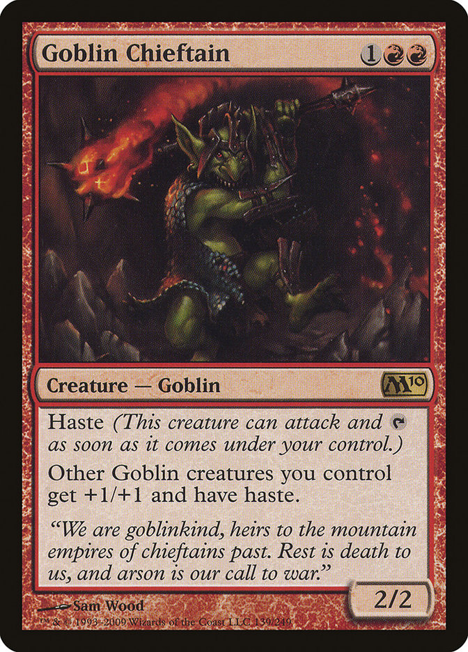 Goblin Chieftain [Magic 2010] | Webway Games