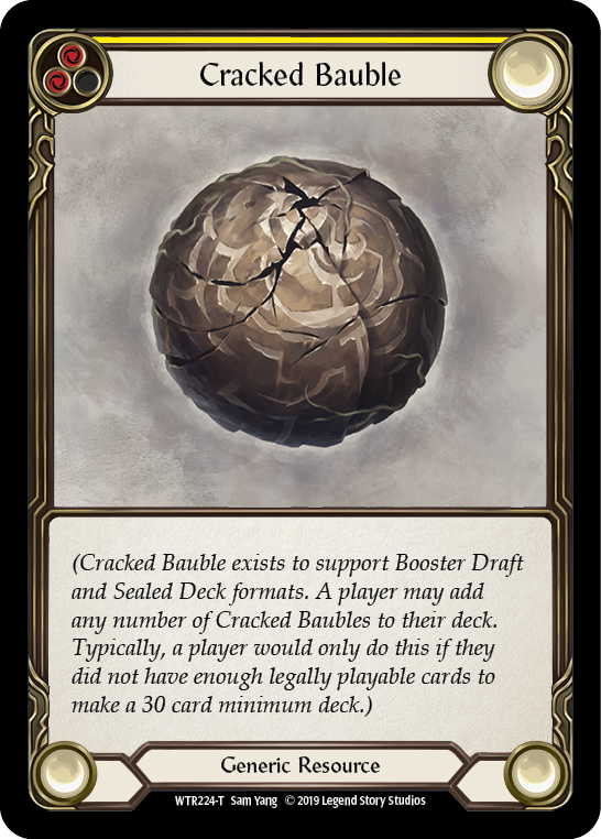Cracked Bauble [WTR224-T] Alpha Print Normal | Webway Games