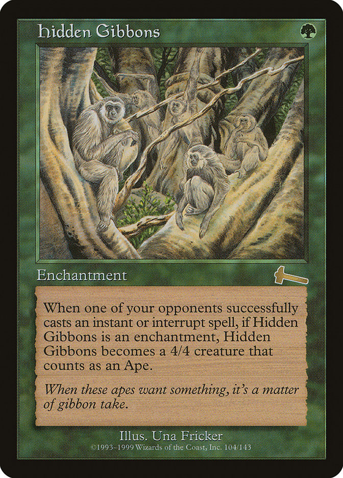 Hidden Gibbons [Urza's Legacy] | Webway Games