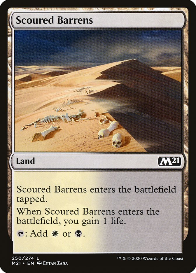 Scoured Barrens [Core Set 2021] | Webway Games