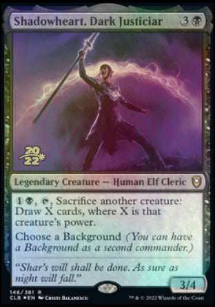 Shadowheart, Dark Justiciar [Commander Legends: Battle for Baldur's Gate Prerelease Promos] | Webway Games