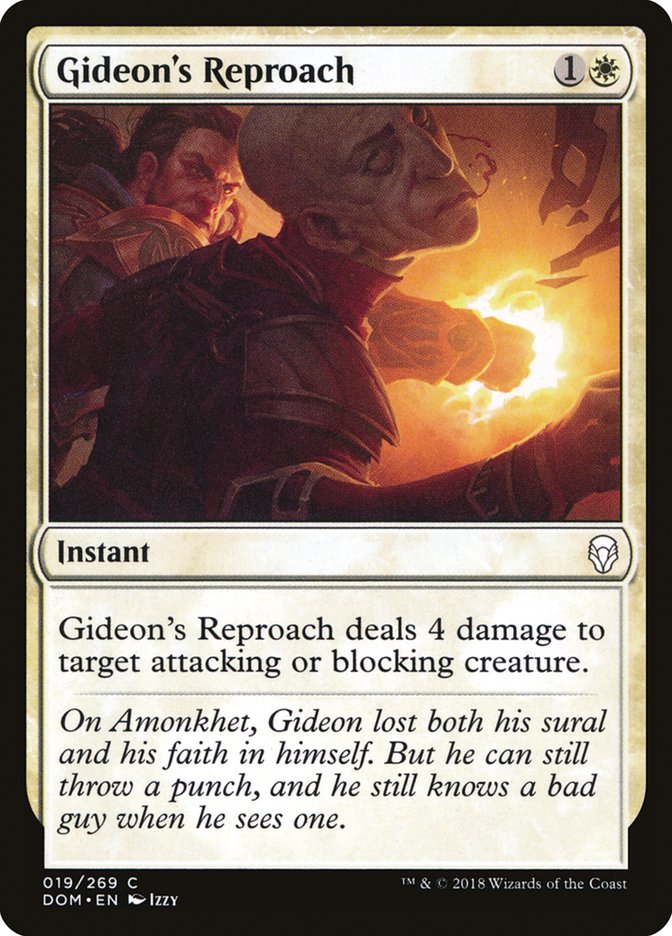 Gideon's Reproach [Dominaria] | Webway Games