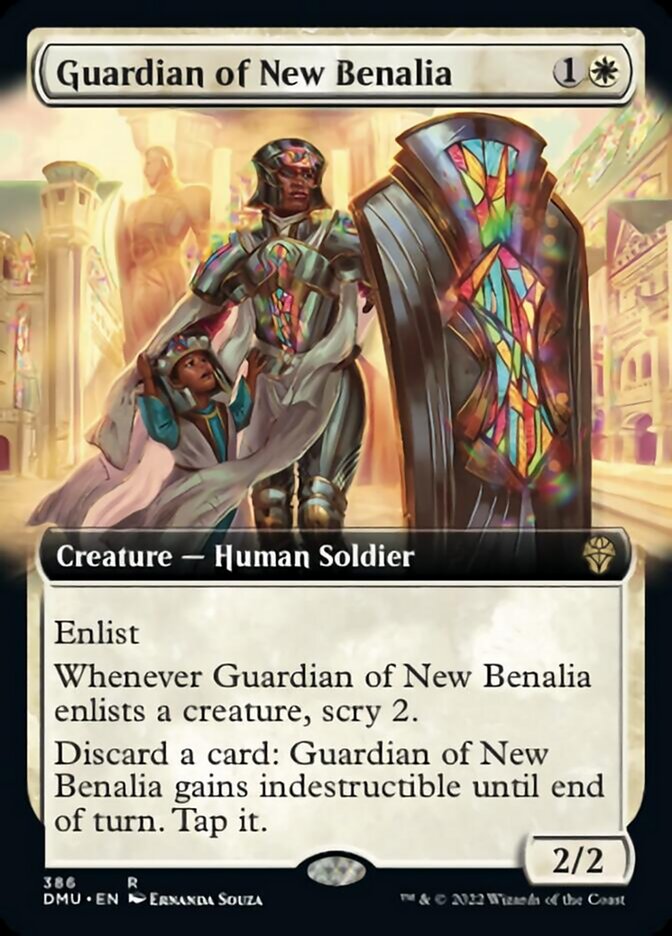 Guardian of New Benalia (Extended Art) [Dominaria United] | Webway Games