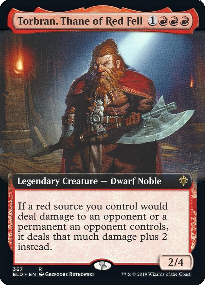 Torbran, Thane of Red Fell (Extended Art) [Throne of Eldraine] | Webway Games