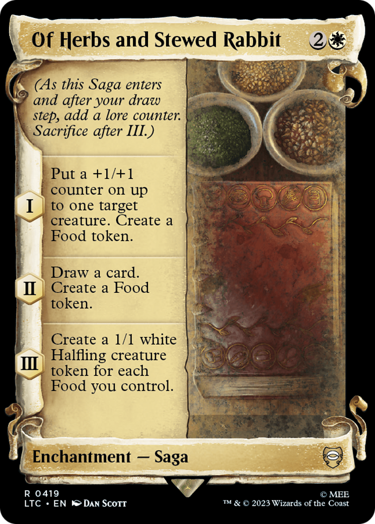 Of Herbs and Stewed Rabbit [The Lord of the Rings: Tales of Middle-Earth Commander Showcase Scrolls] | Webway Games