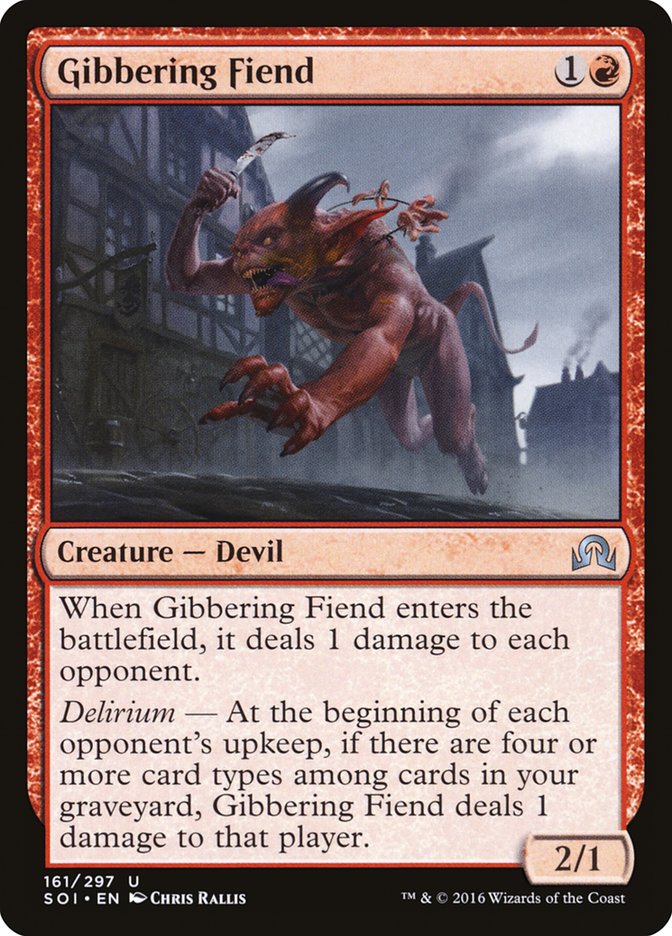 Gibbering Fiend [Shadows over Innistrad] | Webway Games