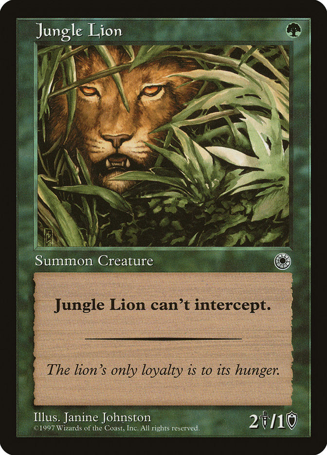 Jungle Lion [Portal] | Webway Games