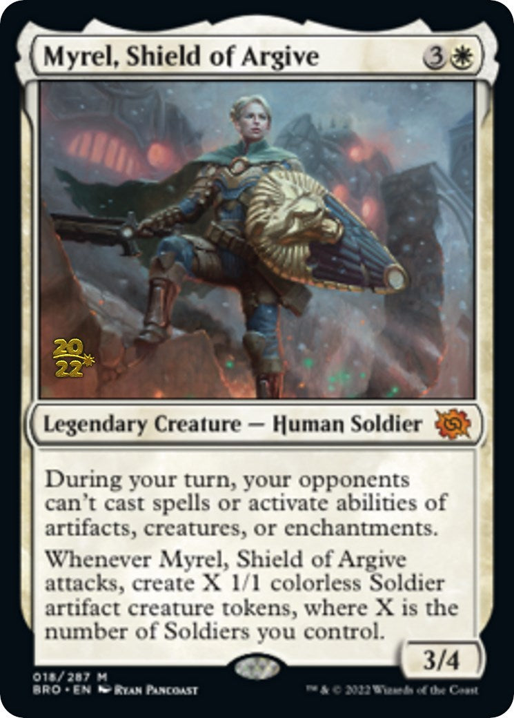 Myrel, Shield of Argive [The Brothers' War: Prerelease Promos] | Webway Games