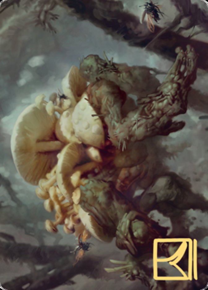 Swarm Shambler Art Card (Gold-Stamped Signature) [Zendikar Rising Art Series] | Webway Games