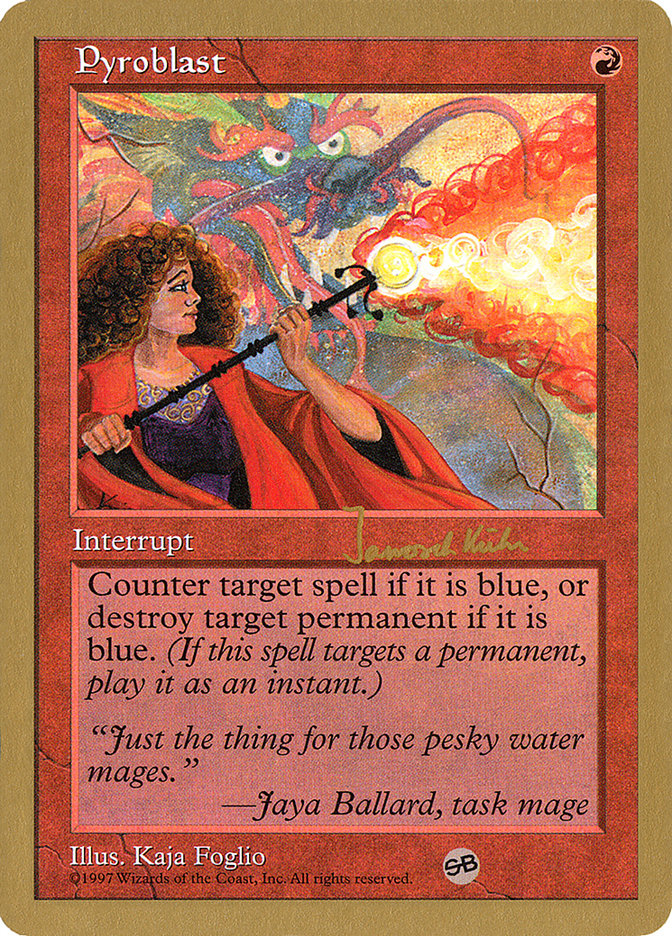 Pyroblast (Janosch Kuhn) (SB) [World Championship Decks 1997] | Webway Games