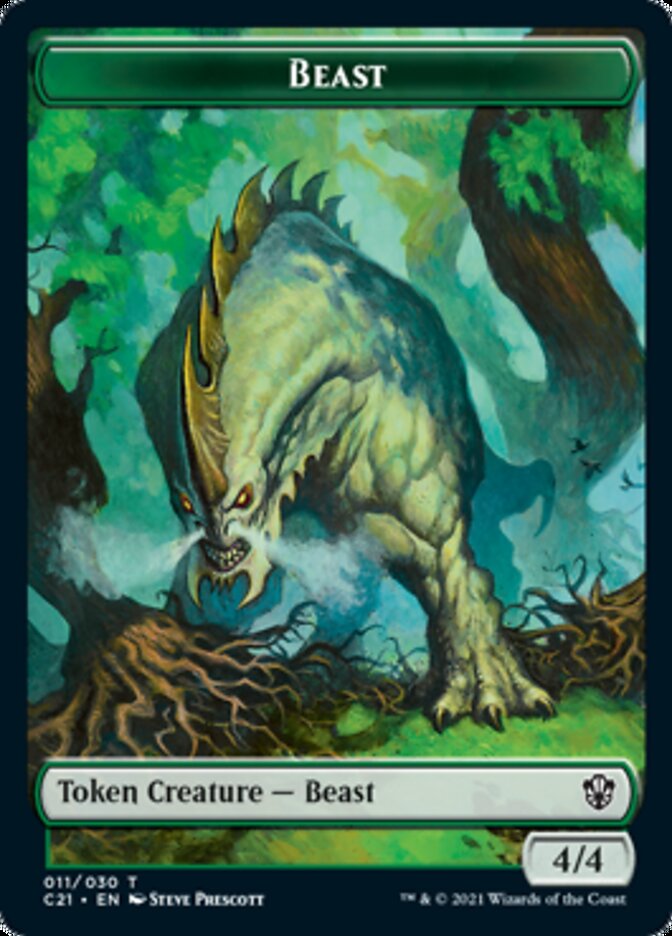 Beast (011) // Insect Token [Commander 2021 Tokens] | Webway Games
