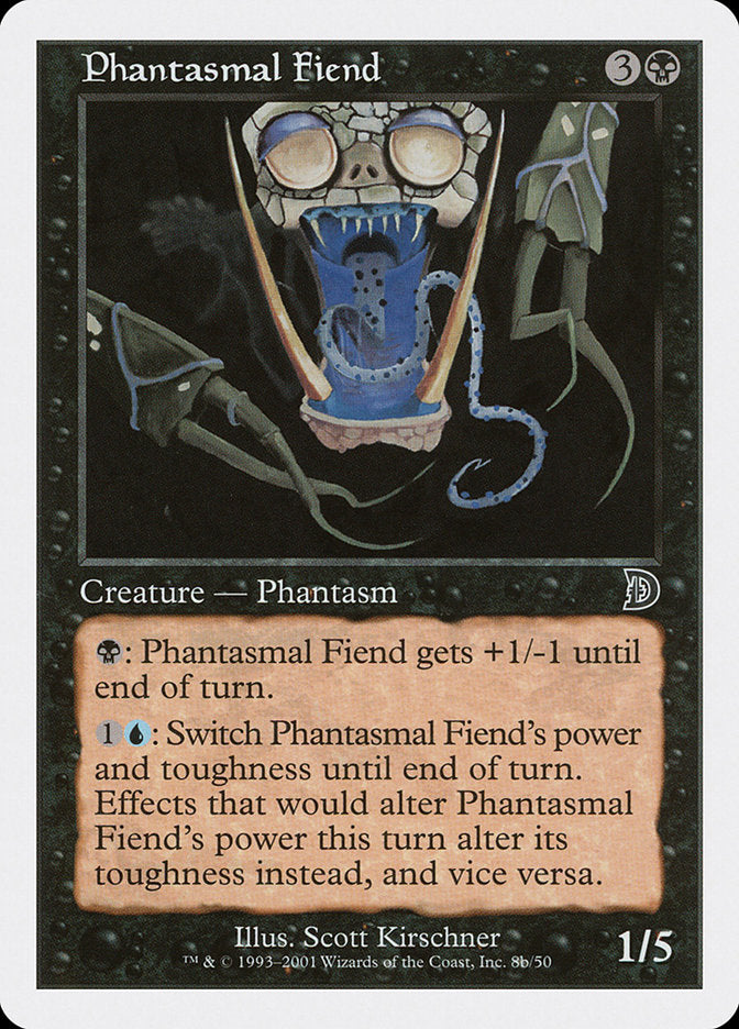 Phantasmal Fiend (Black Background) [Deckmasters] | Webway Games