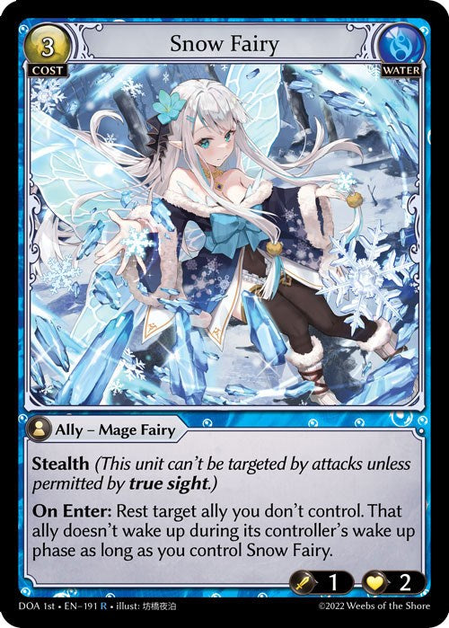 Snow Fairy (191) [Dawn of Ashes: 1st Edition] | Webway Games