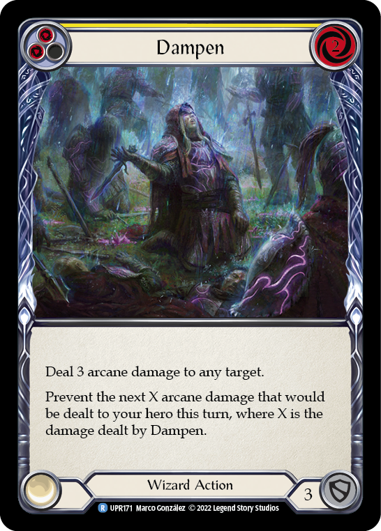 Dampen (Yellow) [UPR171] (Uprising)  Rainbow Foil | Webway Games