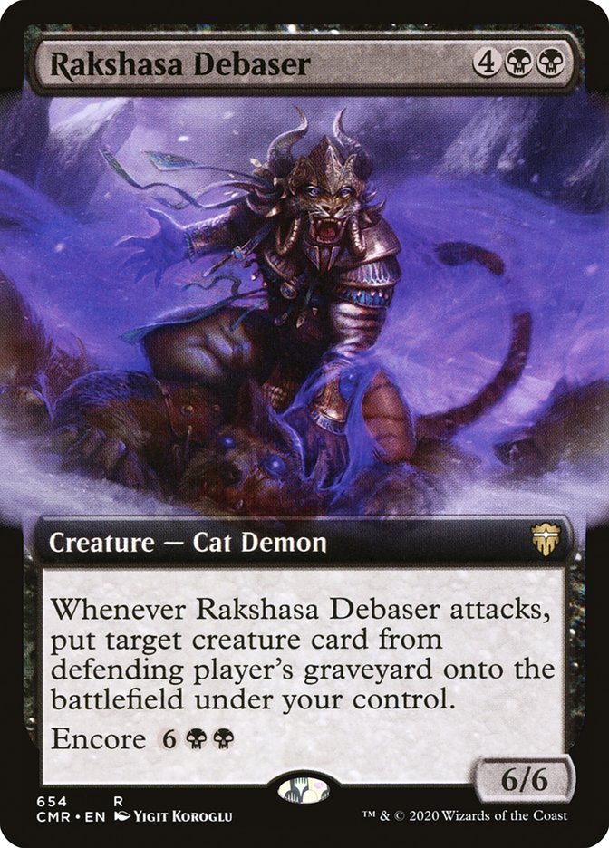 Rakshasa Debaser (Extended Art) [Commander Legends] | Webway Games