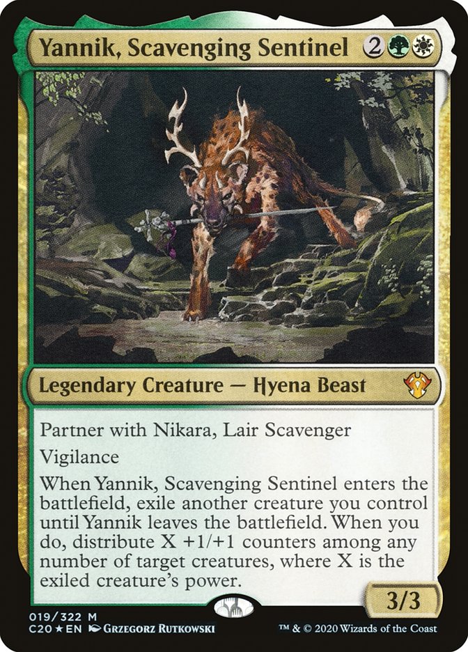 Yannik, Scavenging Sentinel [Commander 2020] | Webway Games