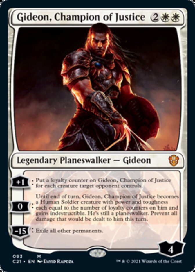 Gideon, Champion of Justice [Commander 2021] | Webway Games