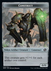 Powerstone // Construct (005) Double-Sided Token [The Brothers' War Tokens] | Webway Games