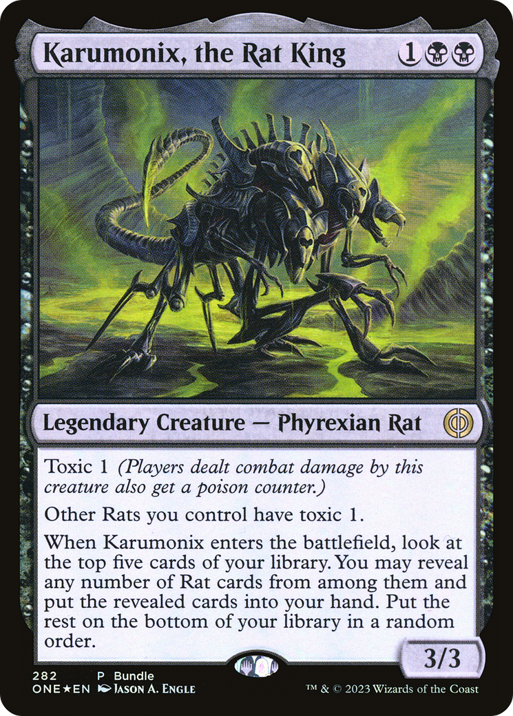 Karumonix, the Rat King (Bundle) [Phyrexia: All Will Be One] | Webway Games