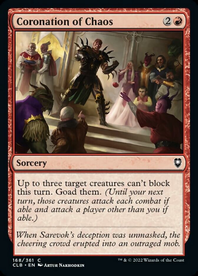 Coronation of Chaos [Commander Legends: Battle for Baldur's Gate] | Webway Games