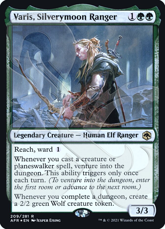 Varis, Silverymoon Ranger (Ampersand Promo) [Dungeons & Dragons: Adventures in the Forgotten Realms Promos] | Webway Games