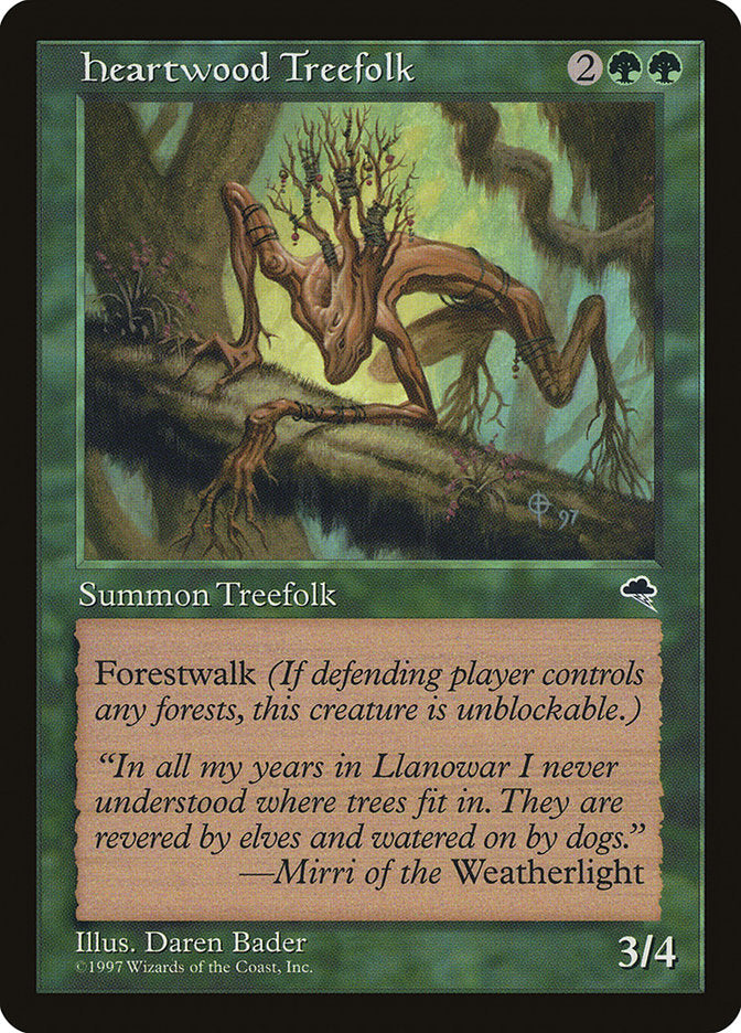 Heartwood Treefolk [Tempest] | Webway Games
