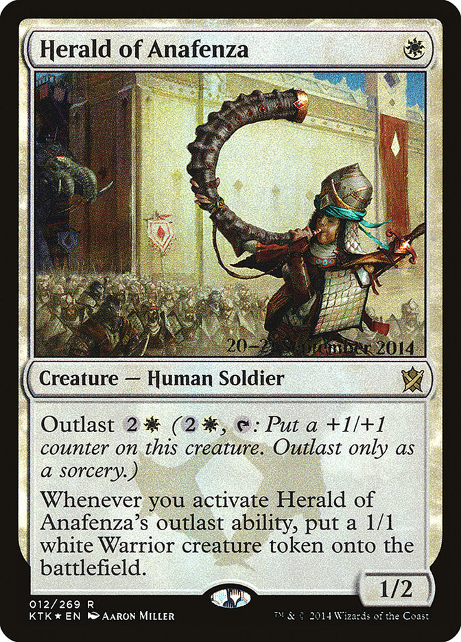 Herald of Anafenza  (Prerelease) [Khans of Tarkir Prerelease Promos] | Webway Games