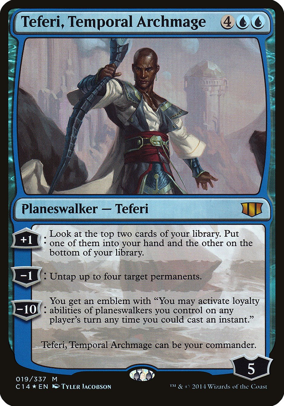 Teferi, Temporal Archmage (Commander 2014) [Commander 2014 Oversized] | Webway Games
