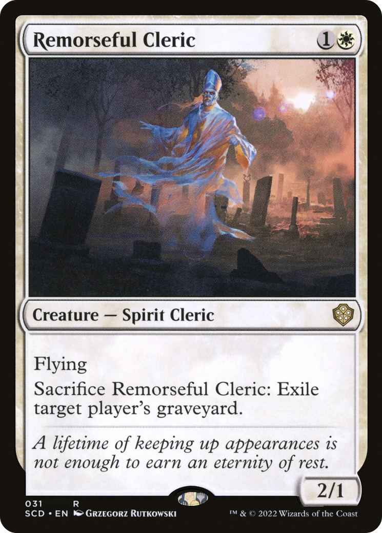 Remorseful Cleric [Starter Commander Decks] | Webway Games