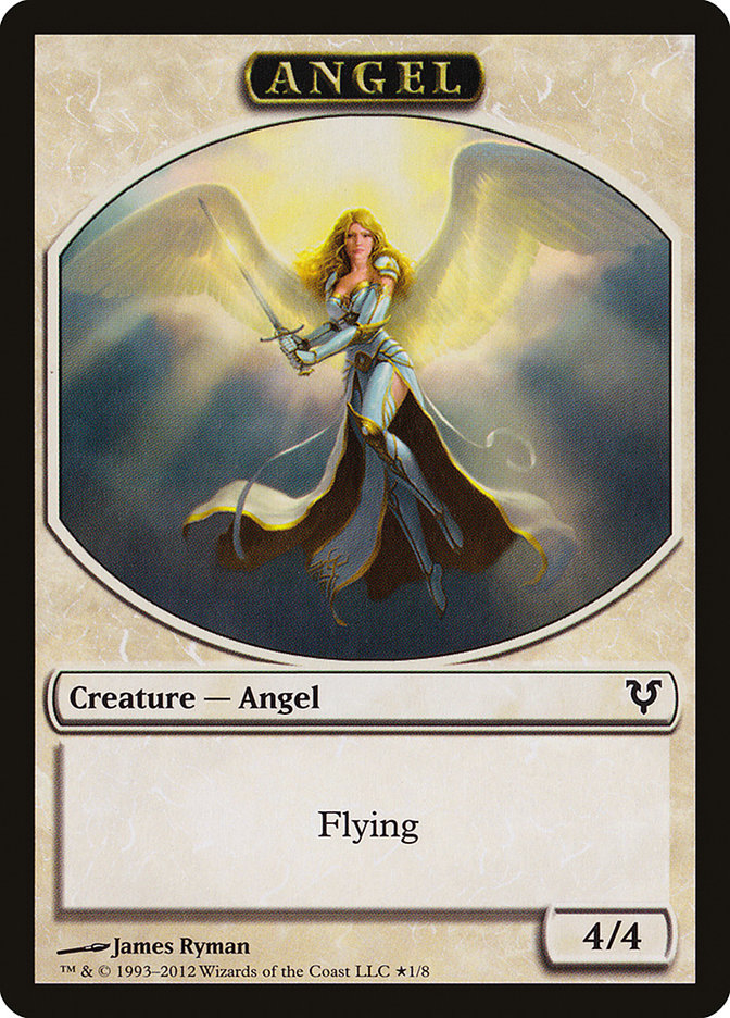 Angel // Demon Double-sided Token [Open the Helvault] | Webway Games