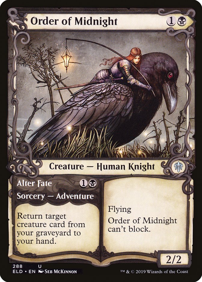 Order of Midnight // Alter Fate (Showcase) [Throne of Eldraine] | Webway Games