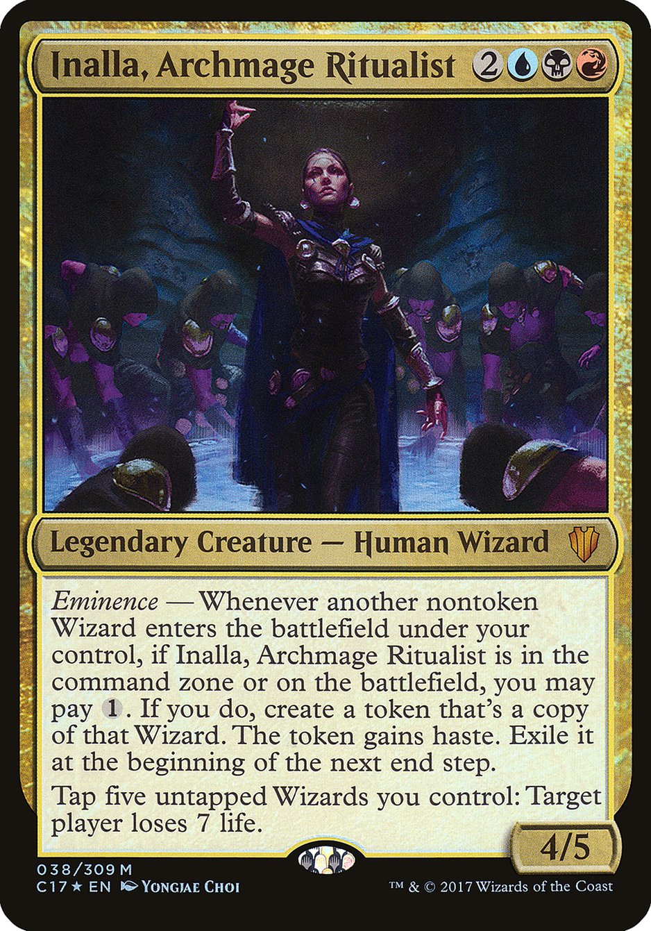 Inalla, Archmage Ritualist (Commander 2017) [Commander 2017 Oversized] | Webway Games