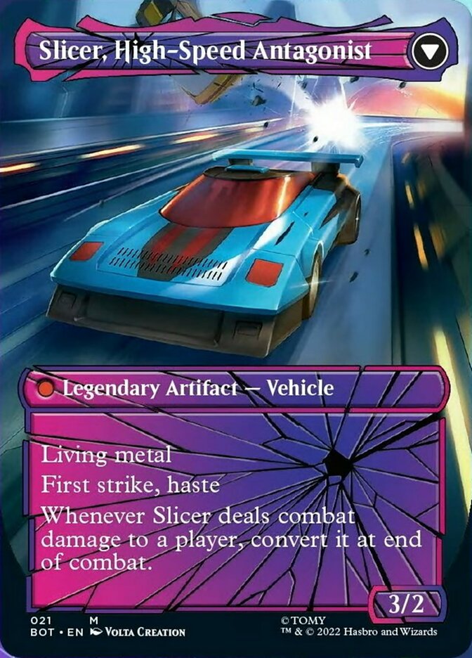Slicer, Hired Muscle // Slicer, High-Speed Antagonist (Shattered Glass) [Universes Beyond: Transformers] | Webway Games