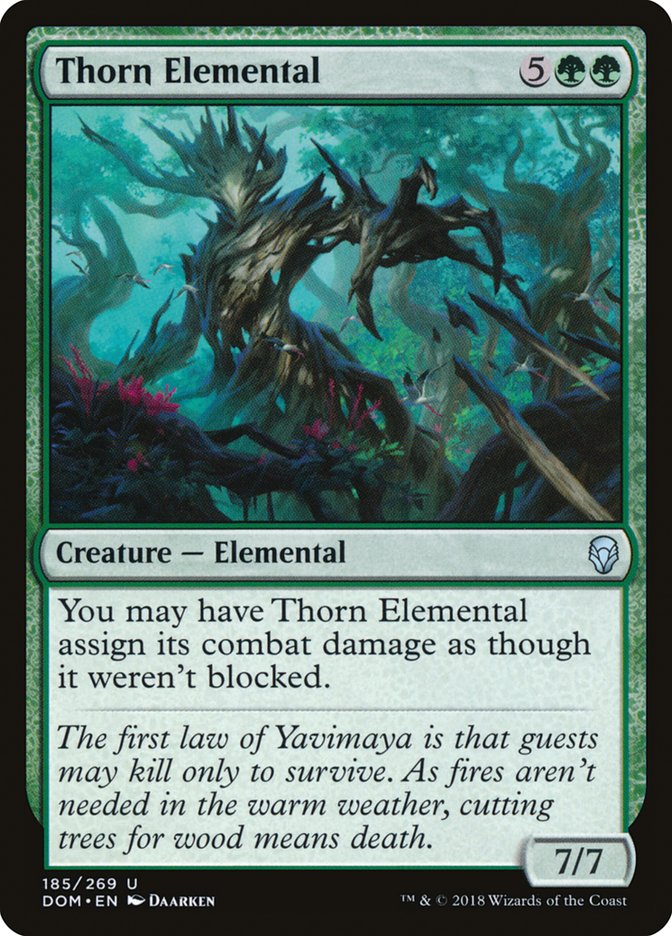 Thorn Elemental [Dominaria] | Webway Games