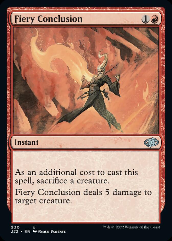 Fiery Conclusion [Jumpstart 2022] | Webway Games