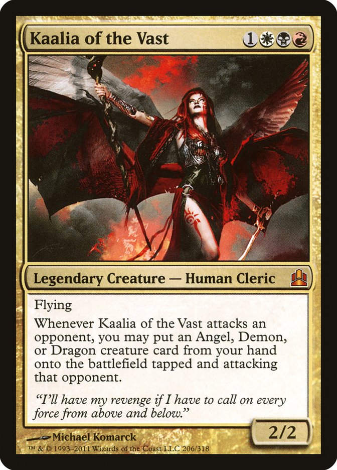 Kaalia of the Vast [Commander 2011] | Webway Games
